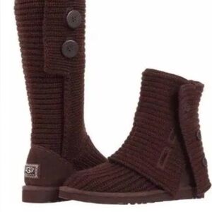 UGG Dark Brown Suede Boots